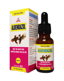 ALBENDAZOL - GÀ ĐÁ