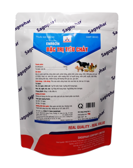 ĐẶC TRỊ TIÊU CHẢY - ENROCIN