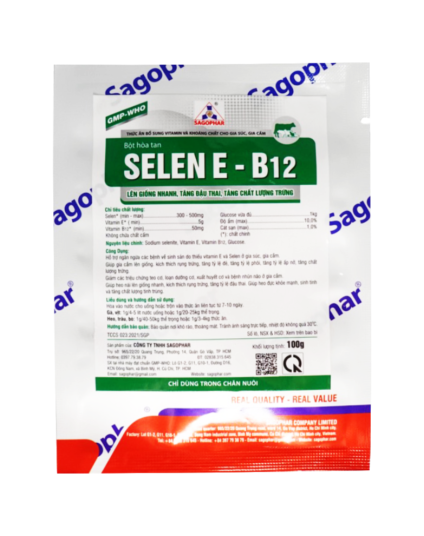 SELEN E - B12  NHÃN XANH